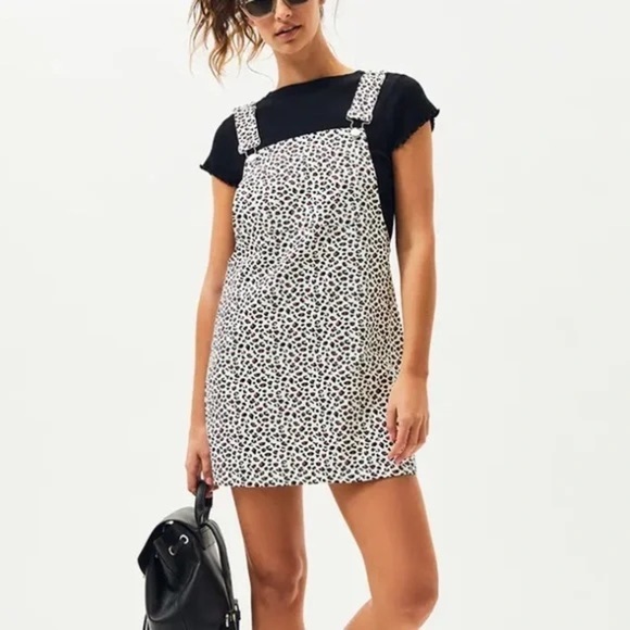 Kendall & Kylie White and Brown Mini Dress small​​ - Picture 1 of 6